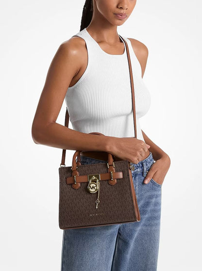 Michael Kors Hamilton Small Leather Satchel