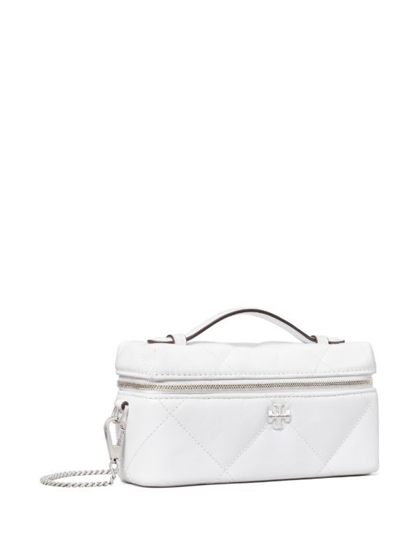 KIRA DIAMOND QUILT DISTRESSED VANITY CASE