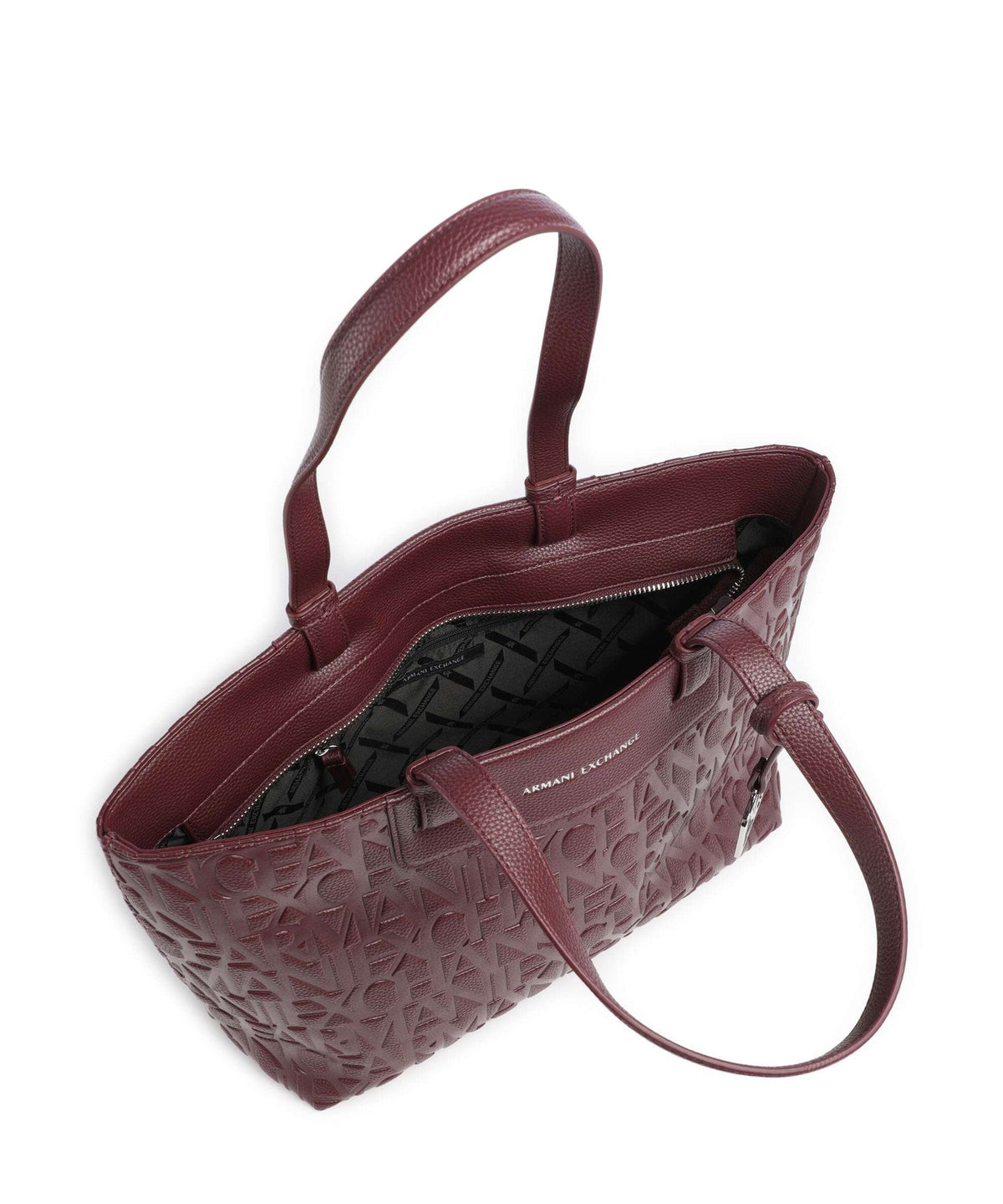 Armani Exchange 

Shopping Bag Shopping with
 coated exterior