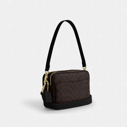 mini jamie camera bag in signature canvas