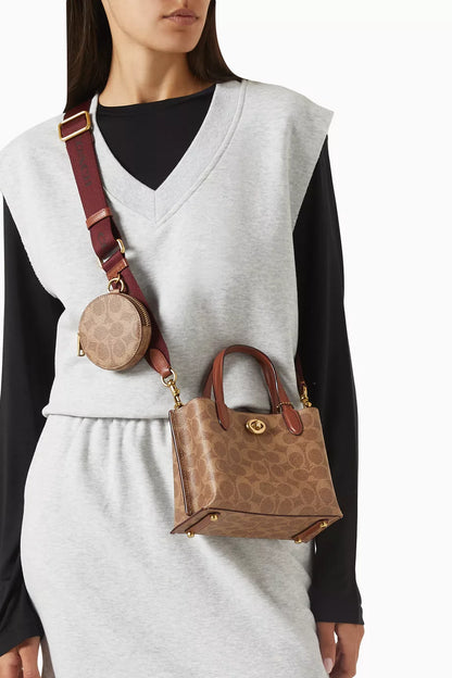 Coach Willow 18 Tote Bag in Leather