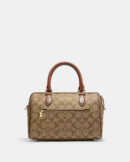 Rowan Satchel Bag In Signature