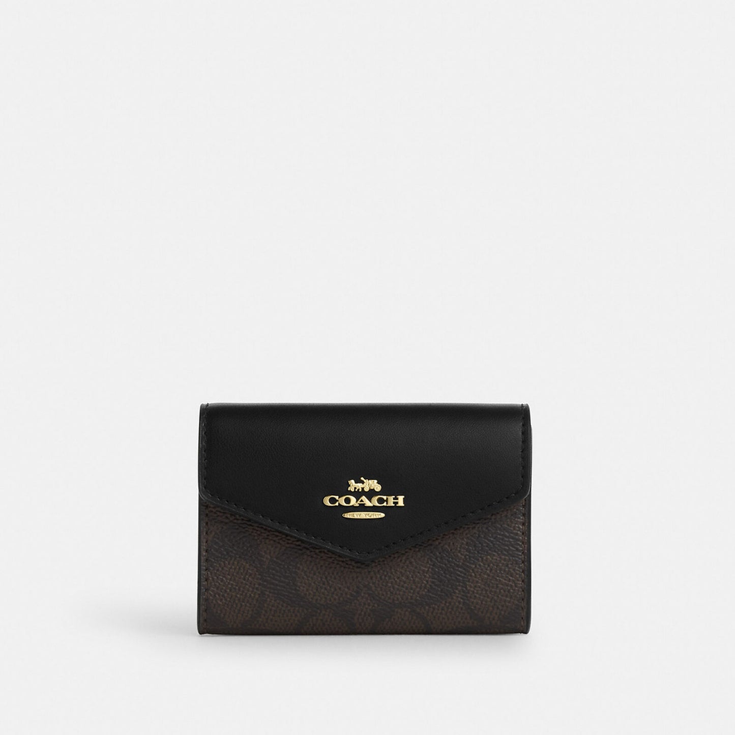 Flap Card Case In Signature Canvas