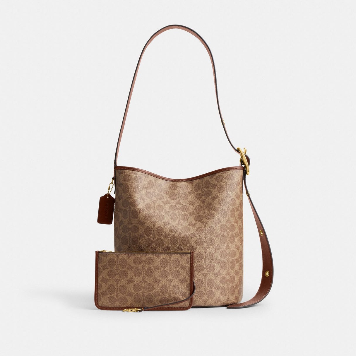 Bleecker Bucket Bag In Signature Canvas