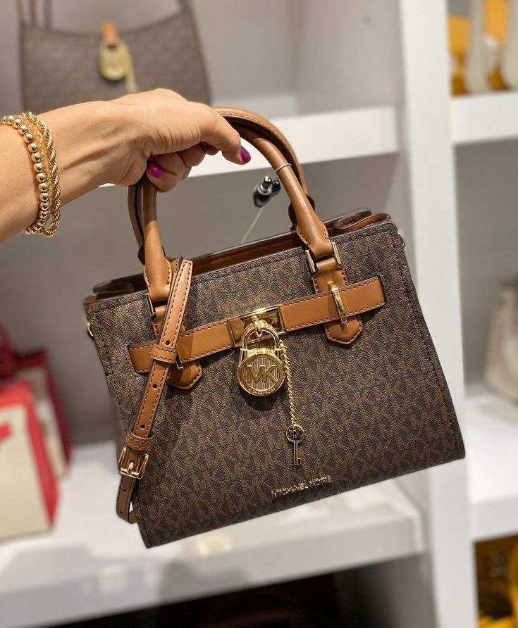Michael Kors Hamilton Small Leather Satchel